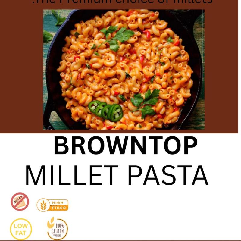 Browntop Millet pasta